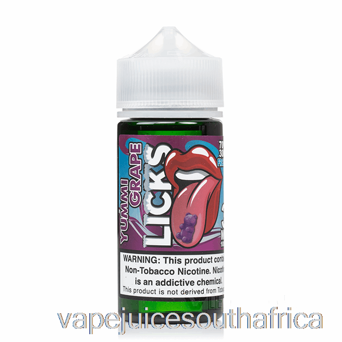 Vape Juice South Africa Frozty Yummi Grape - Licks Roll Upz - 100Ml 3Mg